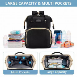 Diaper Backpack with USB...