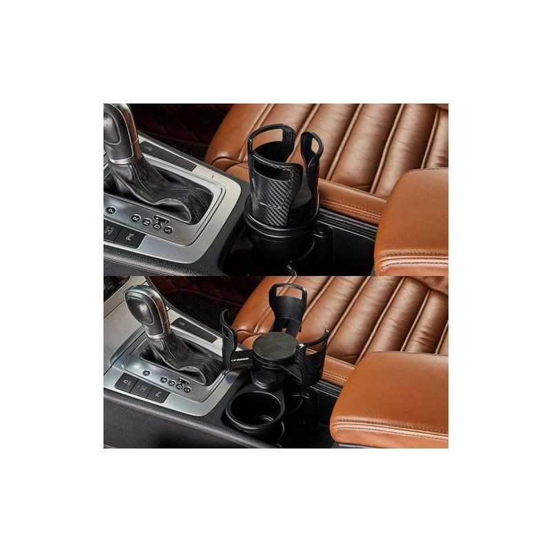 2 In 1 Cup Holder 360 Degree Rotating Bracket Car Drink Holder  Multifunctional Adjustable Armrest Seat Beverage Holder Organizer