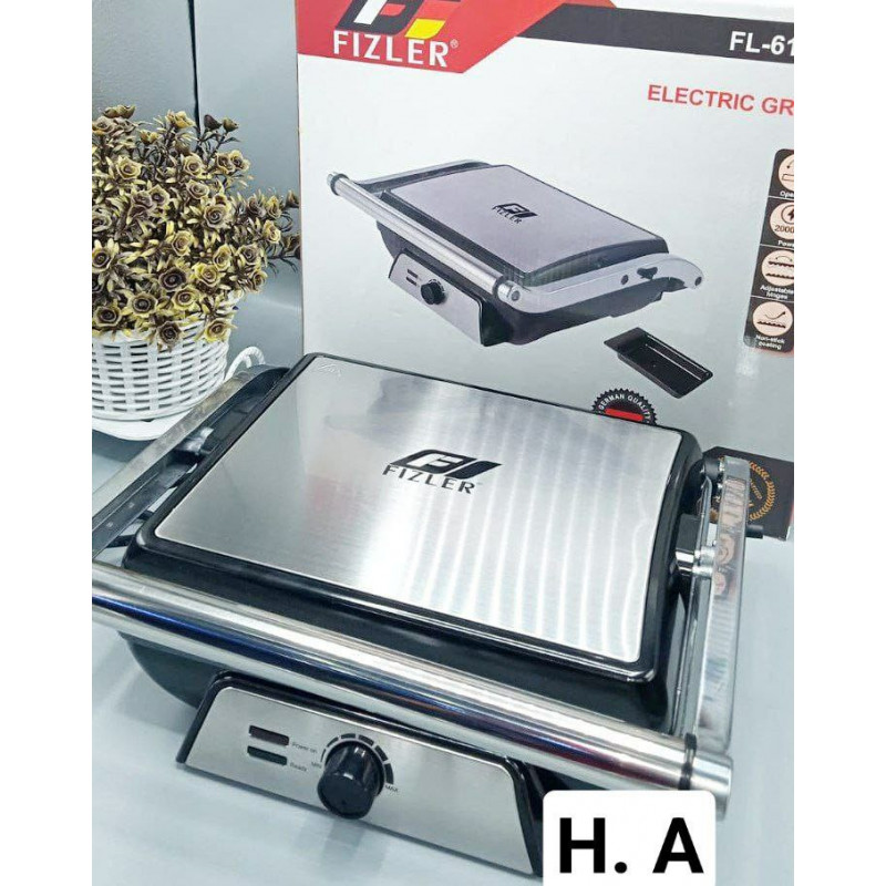 Sandwich Maker Grill and Toast Electric, 2000W, Grande taille pour 4