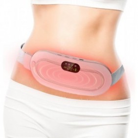 Chauffage électrique USB Vibration Coussin chauffant menstruel Ceinture