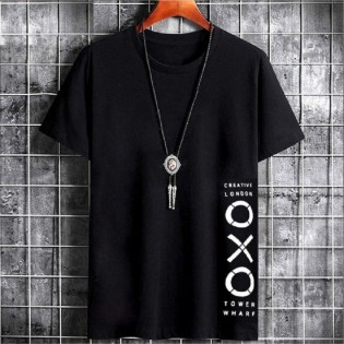 تي شيرت OXO NOIR AVEC UN DESIGN MODERN FIT ET STYLE UNIQUE