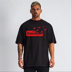 Liberté T-shirt Urbain en Coton Unique et Ultra Confortable - Tailles S à XXL