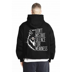 Motivation Wolf Relaxed Fit Hoodie Printed Modern - Style and Brand from S to XXL