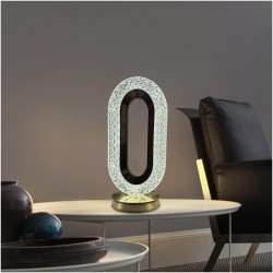 Luxury Crystal LED Table Lamp Touch Bedside Lamp