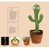 Cactus Qui Danse et Répète,Cactus Chantant et Dansant, Jouet de Danse Drôle pour Les Enfants,Parfait, Fête, Noël, Cadeau