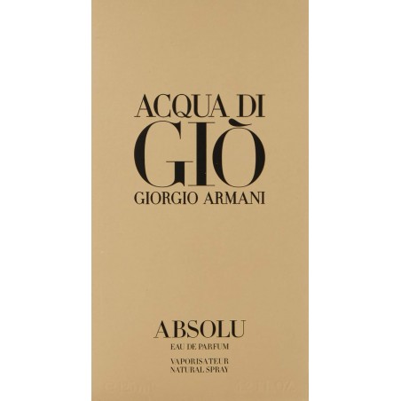 GIORGIO ARMANI Acqua di Giò Absolu Eau de Parfum Spray, Men, 4.2 Fl Oz