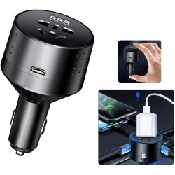 Convertisseur Chargeur Voiture 12v 220v PD Type-c QC3.0 Prise USB Adaptateur Charge Voiture 24V Convertisseur Puissance