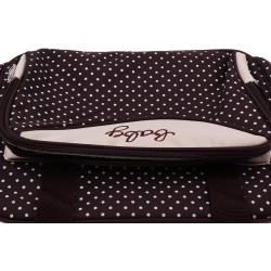 Toygogo Sac De Maternité pour Maman Sac à Langer pour Bébé Sacs à Main d'allaitement Multifonctions à Pois - Petite Brun