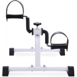 Mini vélo d'exercice pour pied, machine à vélo, exercice assis pour bras/jambe sous le bureau pour la rééducation de