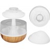 TOPINCN Zen Raining Cloud Veilleuse Aromathérapie Diffuseur D'huiles Essentielles Micro Humidificateur Fontaine de Bureau Chevet