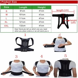 Correcteur de Posture du Dos Complet Ceinture de Soutien du Dos Pedic Posture Corset Soutien du Dos pour Homme Lisseur du Dos