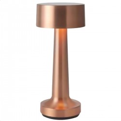 Goliving Lampe de chevet sans fil, lampe de table avec batterie, lampe de chevet tactile à intensité variable en trois niveaux,