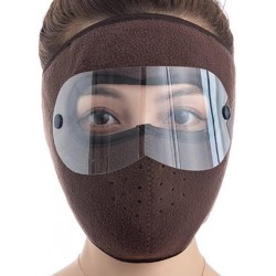 Masque d'hiver coupe-vent en peluche épaisse pour cyclisme, protection contre le froid, cadeau d'hiver chaud pour la famille,