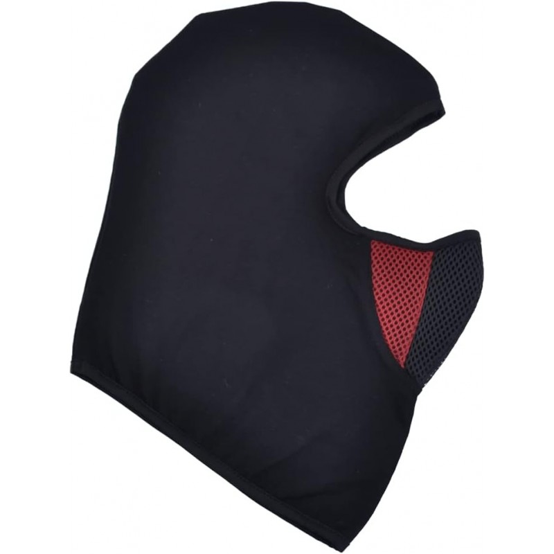 TOPTIE Masque Cagoule Respirant en Coton Noir - Chaud et Confortable pour Le Temps Froid, Le Ski, Le Snowboard, Le Cyclisme -