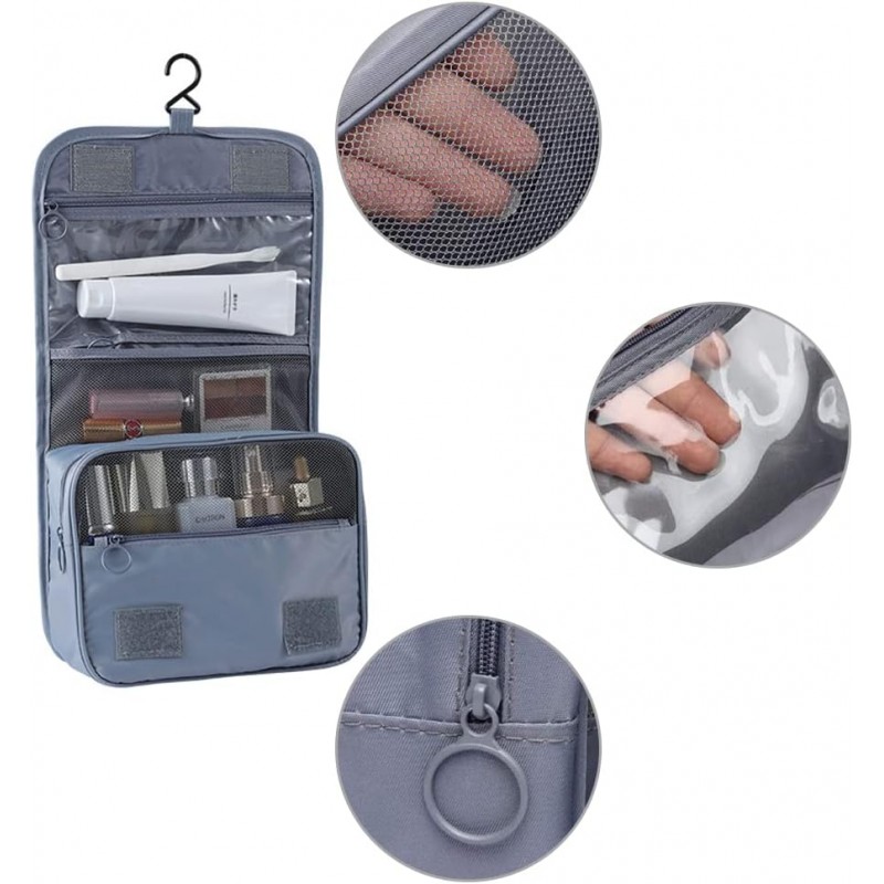 2 Pièces Trousse de Toilette Portable, Trousse de Toilette Multifonction, Portable Trousse de Toilette Multifonction, pour