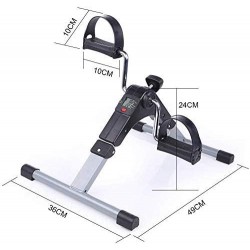 Izoo® Mini vélo de fitness numérique | Exerciseur de pieds d'intérieur avec compteur de calories à écran LCD à résistance