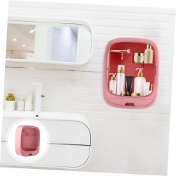 YARNOW 1 boîte de rangement murale pour salle de bain sans perforation