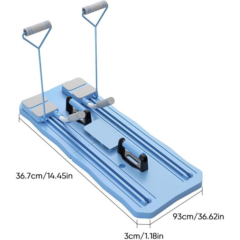 Pilates Reformer, Planche abdominale multifonctionnelle, Pilates Reformer pliable, Pilates Board Pilates Reformer Set pour la
