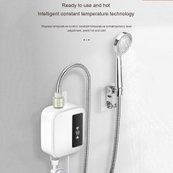 Chauffe-eau électrique instantané 3500 W, ensemble de mélangeur de douche thermostatique instantané, protection contre la