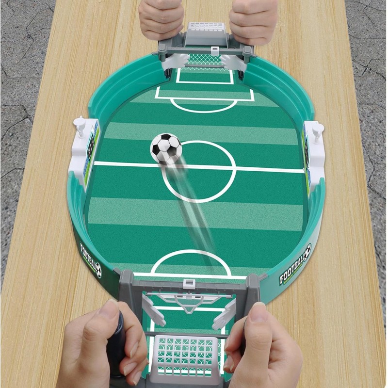 Uhngw Petit Jeu de Football à Main, Petit Jeu de Football sur Table,Jeux de Football pour - Ballon de Football de Table pour,