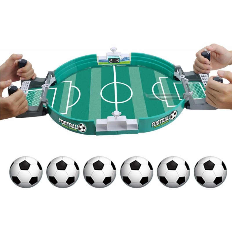 Uhngw Petit Jeu de Football à Main, Petit Jeu de Football sur Table,Jeux de Football pour - Ballon de Football de Table pour,