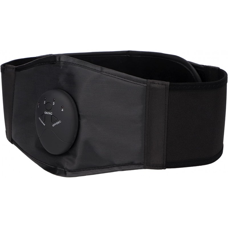 Ceinture abdominale Toning Ceinture de Tonification Électrique Contrôle du Ventre Cuir PU 10 Vitesses Force Brûle Graisse