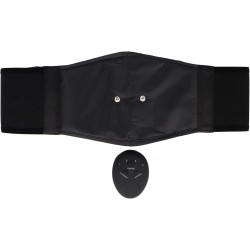 Ceinture abdominale Toning Ceinture de Tonification Électrique Contrôle du Ventre Cuir PU 10 Vitesses Force Brûle Graisse