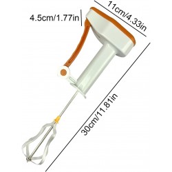 Fouet semi automatique - batteur à œufs, Batteurs à œufs semi-automatiques innovants, petit fouet à main, Fouet Compact en acier