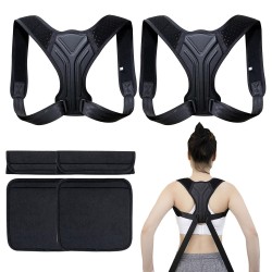 Ceinture dorsale réglable - Sangle dorsale - Dos rond - Correction de posture - Correction de la posture - Correction de la