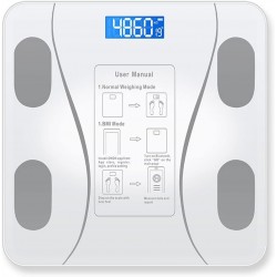 jonam Balance Smart Accurate Body Fat Scale for Fat Measurement Bathroom Digital Body Scale Square Electronic Scale (Color :