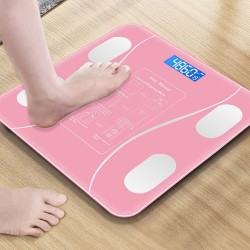 jonam Balance Smart Accurate Body Fat Scale for Fat Measurement Bathroom Digital Body Scale Square Electronic Scale (Color :