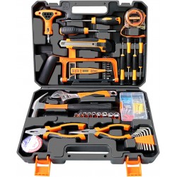 WEDTSERHA® Ensemble d'outils de 95 pièces, petit kit d'outils pour la maison et les femmes, trousse à outils de maison/voiture