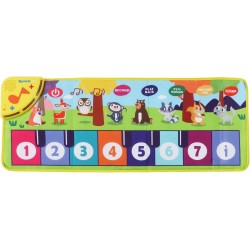 Tapis de Musique pour bébé, Sons d'animaux Tapis de Jeu pour Clavier de Musique avec Manuel en Anglais pour Une Utilisation en