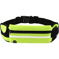 Sac banane de course pour homme et femme - Réfléchissant - Ceinture de course à pied - Sac banane de sport réglable - Support de