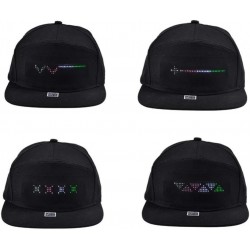 NA Casquette de baseball intelligente Bluetooth avec écran LED contrôlé par application sur téléphone portable - Pour fête,