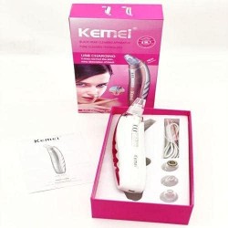 KEMEI 4 en 1 Black Head Appareil de nettoyage