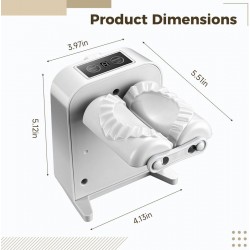 Presse à raviolis électrique – Machine à raviolis automatique pour raviolis faits maison facile, 14 x 9 x 13 cm, légère et