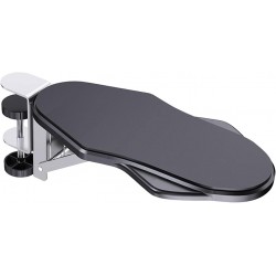 Dickly Accoudoir D'ordinateur Ergonomique pour Bureau, Repose-coude pour Table Bureau Chaise Bureau Maison, Pliable