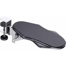 Dickly Accoudoir D'ordinateur Ergonomique pour Bureau, Repose-coude pour Table Bureau Chaise Bureau Maison, Pliable