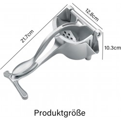 HAPPOW Presse-agrumes manuel en alliage d'aluminium, presse-fruits, presse-agrumes, presse-oranges manuel, presse-fruits