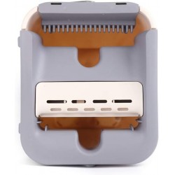 Lot de 10 serpillère et seau plat avec serpillère et seau de nettoyage à double chambre