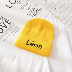 "Leon" embroidered hat