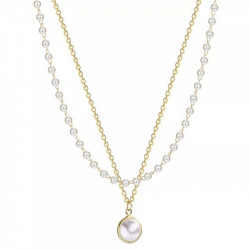 Double pearl necklace for...