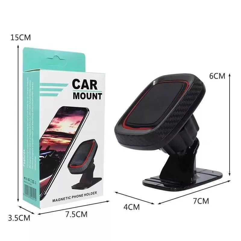 Support magnétique de téléphone portable pour voiture-NOIR