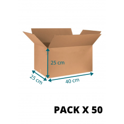Pack 50 Caisse Carton...