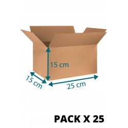 Pack 25 Caisse Carton...