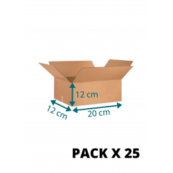 Pack 25 Caisse Carton...