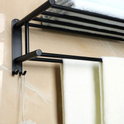 bathroom towel rack