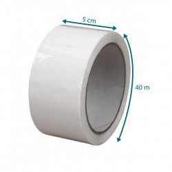 KIWI White Adhesive Tape – 40m