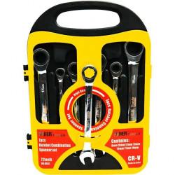 7 PIECE SLOTTED FLAT WRENCH...